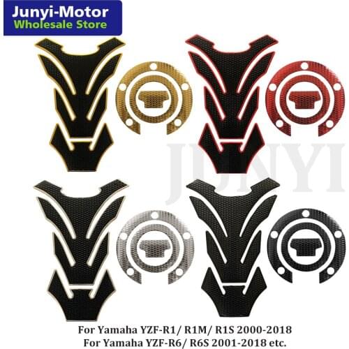 Fuel Tank Pad Gas Cap Cover Sticker Grip For Yamaha YZF-R1/R6 FZ1 FZ6 FZ6R FZ07 MT-07 FZ09 MT-09 FJ09 FJR1300 Motorcycle Decal
