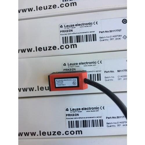 Germany original authentic LEUZE mirror reflection photoelectric switch PRK5/2N Item No. 50117707 photoelectric sensor