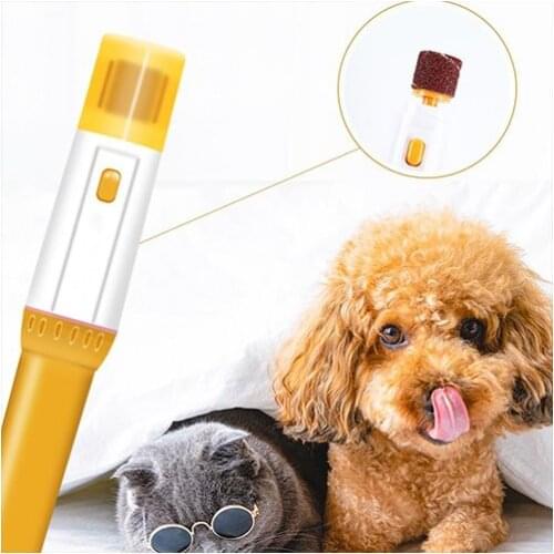 2021 New Pet Pedicure Cat Dog Battery Powered Nail Rasp Tool Pet Manicure Pedicure Battery Powered Rasp Set - Free Shipping