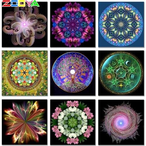 New Mandala Series Home Decor Diamond Embroidery Needlework 5D Diy Diamond Drawing Cross Stitch Mosaic Diamond Rhinestones H812