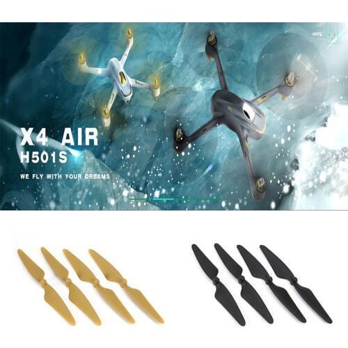 2 Pairs Original Hubsan H501S CW/CCW Propellers Blade RC Part for Hubsan H501C H501A H501M 501 RC Quadcopter RC Drone Parts&Acce