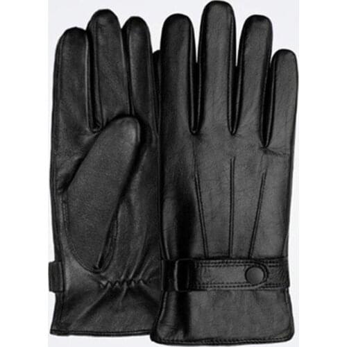 YouPin Qimian Lambskin Touch Screen Gloves Spanish Raw Winter Autumn Thicken Warm unisex for driving,moto,fishing Gloves For Men