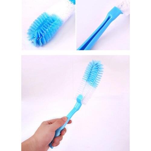 Long Handle Bottle Brush Cleaner Cup Bottom Scrubber Cleaning Washing Brushes for Water Bottles Tea Cups Glass dropshipping
