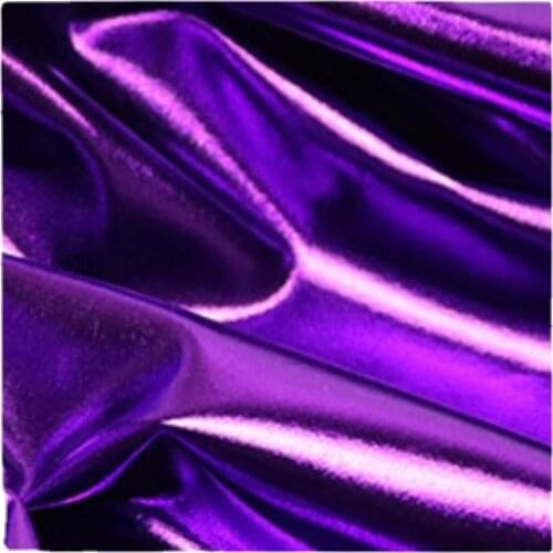 High elastic Latex Lycra spandex gold cloth Zentai Full Body suit four sides stretch Fabric