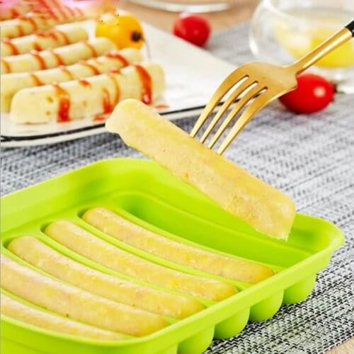 Silicone Mold DIY Hot Dog Handmade ham sausage mould Kitchen gadge Making and Refrigerated Hot Dog tool