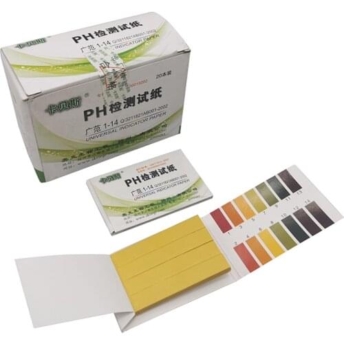 PH Test Strips Full PH Meter PH Controller 1-14st Indicator Litmus Paper Water Soilsting Kit Teaching Equipment 80 Strips/pack