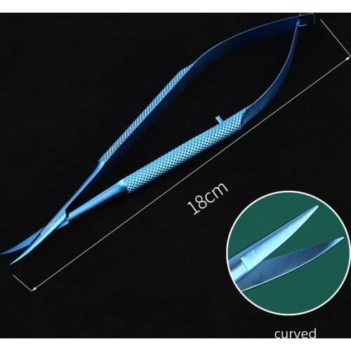 Titanium Ophthalmic Micro Cornea scissors Ophthalmic Surgery scissors Instrument