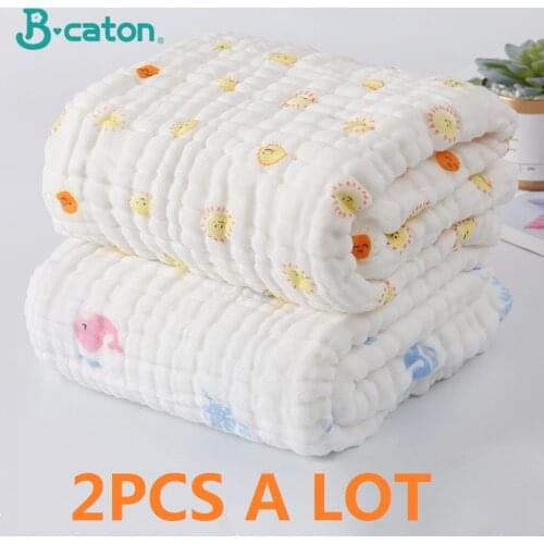 Baby Bath Towel Newborn bathrobe Cotton Gauze 6 Layers Washcloth Baby Blankets Child robe towel kids face stuff muslin