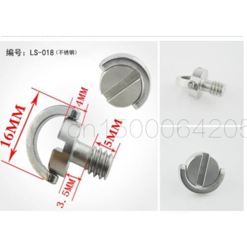 2pcs UNC 1/4" Camera Screw Camera photograph Parts Tripod Monopod Quick Release Plate camera accessories