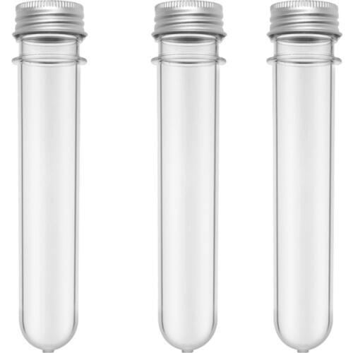2019 Hot! Plastic Test Tubes Clear and Transparent Candy Storage Containers with Screw Caps 40ml 10PCS