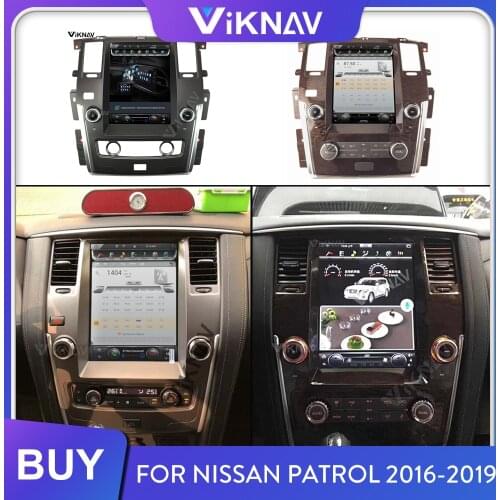Car Radio Multimedia Player for Nissan Patrol 2016 2017 2018 2019 Android Screen Stereo Receiver GPS Navigation Tape Recorder