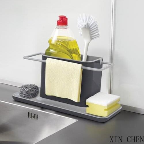 Large kitchen drain rack kitchen storage storage rack home kitchen gadgets organize storage box