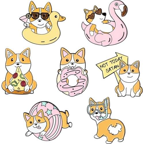 Cat Brooches Enamel Badges Pins For Women Cute Anime Badges Enamel Pin Brooch For Backpack Metal Badges Art Brooches Pin Jewelry
