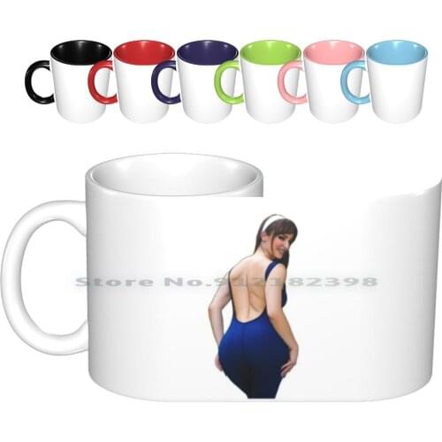 Lexi Luna Spandex Ceramic Mugs Coffee Cups Milk Tea Mug Lexi Luna Lexi Luna Star Star Sexy Milf Back Mylf Ass Tush Lana Rhoades