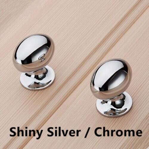 Dresser pulls knobs shiny silver drawer shoe cabinet knobs pulls bright chrome dresser kitchen cabinet door handle knob modern