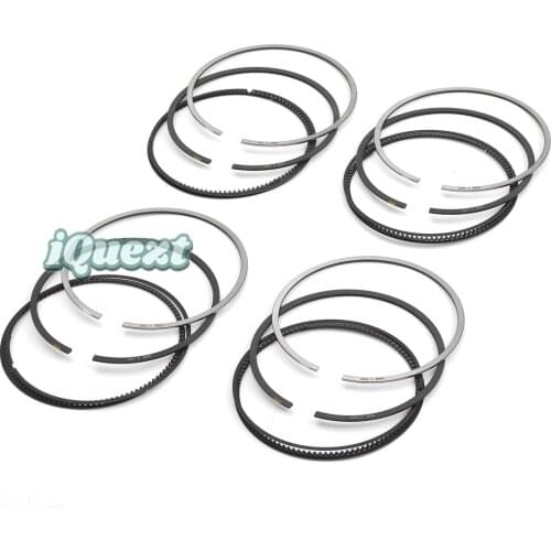 4x Piston Rings Set 11257594453 Φ84mm STD for BMW N20B20 N26 F30 F31 F10 F20 E84 F25 320i 328i X3 N20B20 N26B20 2.0 Turbocharge