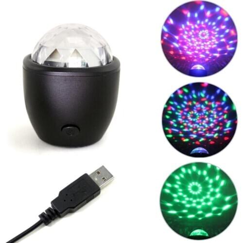 Mini stage light Disco ball magic effect lamp led Christmas light Bar Club Stage Xmas Party Effect Lamp USB powered