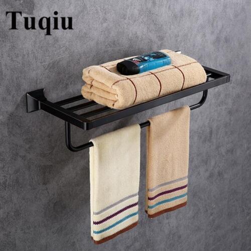 Bathroom Accessories Set, Black Oil Brushed Toilet Brush Holder,Paper Holder,Towel Bar,Towel Holder bathroom Hardware set