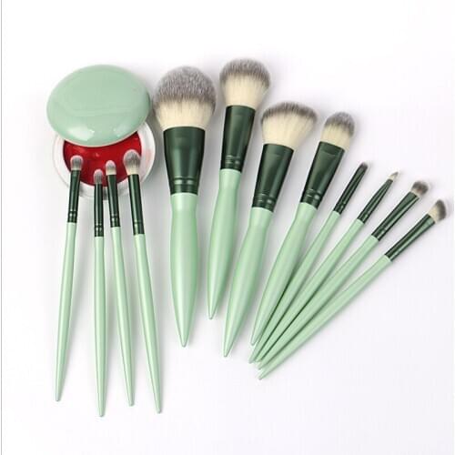 12 Pcs Makeup Brush Suit Powder Contour Foundation Blush Eye Shadow New Eyebrow Lips Make Up Tool Fashion Makeup Brush