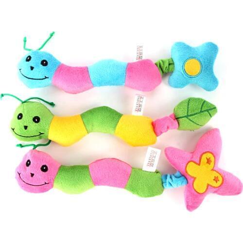 2017 New Pet Toys Squeaky Soft Pet Puppy Dog Cat Funny Play Colorful Sound Chew Squeaky Toys Dog Toys