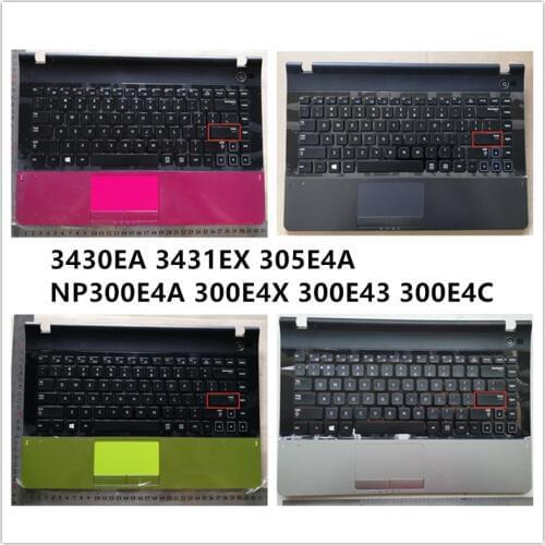 New laptop For Samsung 300E4C 3430EA NP300E4A 305E4A 300E4X 300E43 3431EX Palmrest upper Cover Case/Bottom Base Cover Case