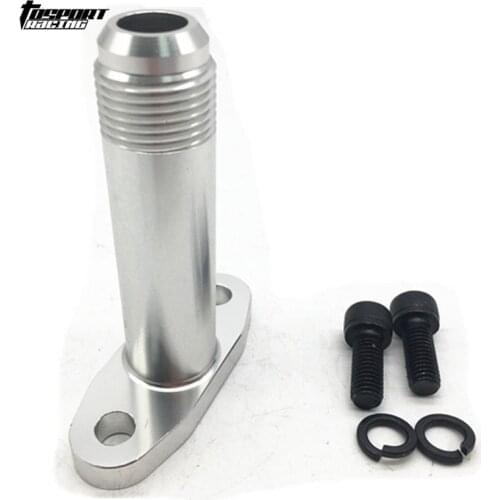 Extended 10 AN Turbo Drain Fitting for Precision and T3 T4 GT30 GT32 GT35 Turbochargers Flange 90MM Tall