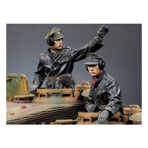 1/35 Resin Figure Model kits 2 Figures Unassambled Unpainted 391