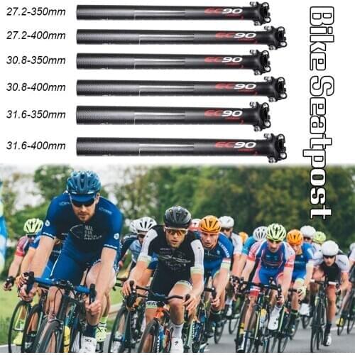 27.2/30.8/31.6mm/1.07/1.21/1.24in EC90 Road Bike Full Carbon Seatpost Mountain Bicycle Seat Posts MTB Parts Matt Cycling Parts