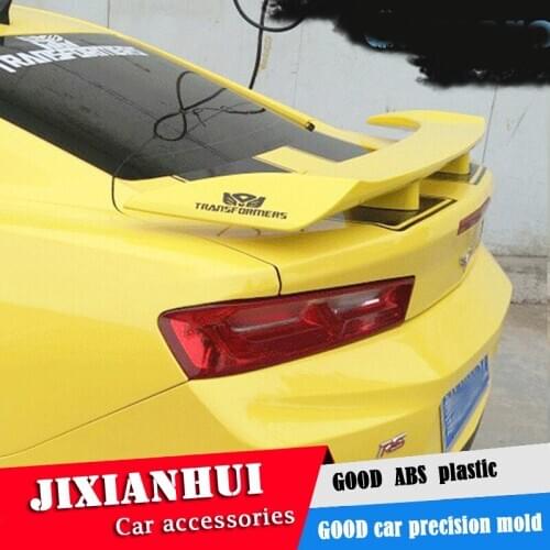 For Camaro Spoiler 2006-2018 Chevrolet Camaro Spoiler 3DCK ABS plastic Material Car Rear Wing Color Rear Spoiler