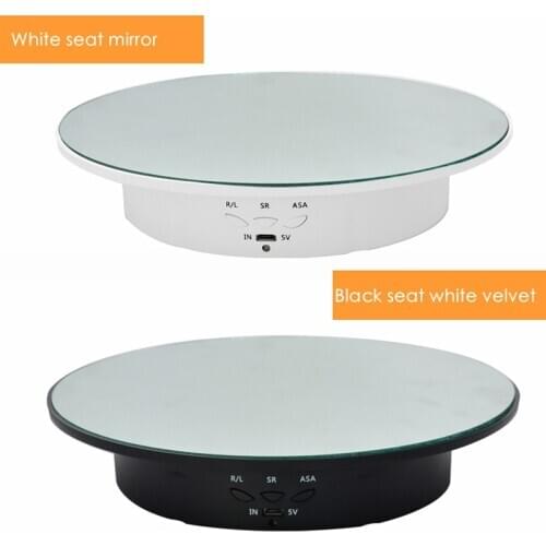 20*20*4cm Electric Rotation Display Stand Turntable Video Shooting Platform Live Dynamic Rotating Shooting Table Props