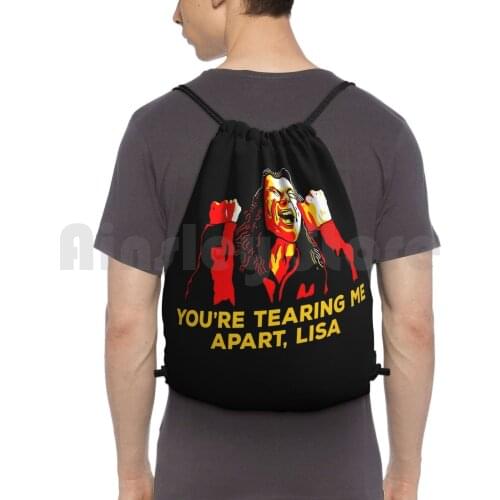 The Movie Backpack Drawstring Bag Riding Climbing Gym Bag The The Movie Wiseau Oh Hi Mark Your Tearing Me Apart List Youre