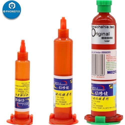 Mechanic TP-2500 UV LOCA Glue Liquid Optical Adhesive Glue 10ML UV Glue for samsung iPhone huawei LCD screen Glass Lens Repair