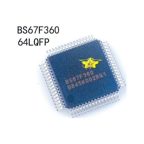 10PCS New BS67F360 QFP-48 Capacitor Touch Button AD+LCD Touch single Chip Microcomputer