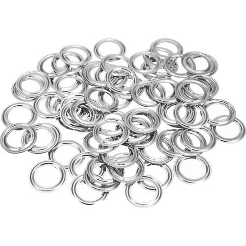 10mm Leather Fastener Buckle Eyelet Set 100pcs Brass Grommets Eyelet Rings DIY Repair Sewing Home Rivet Fasteners