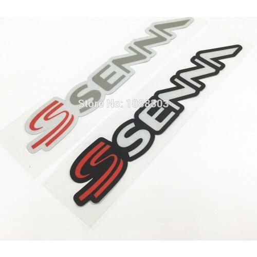 2sizes Car Styling Motor Racing Forever Senna Sticker Decals for Car Motor Helemet Laptop Bike