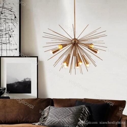 2021 Modern Pendant Lamps E27 10 Heads Creative Design Home Decoration Hanging Lamp 110/220V For Luxury Dining Living Room