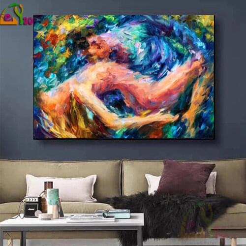 5D Diy Diamond Painting Sexy Body Full Drill Embroidery Nude Man Woman Romantic Couple Cross Stitch Abstract Mosaic Picture