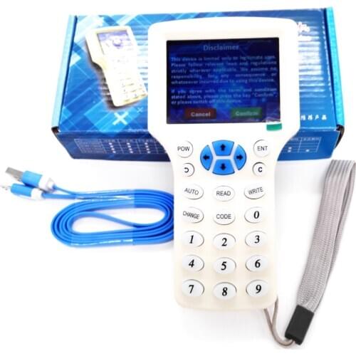 English Version 9 frequency Full-featured Smart IC NFC /ID Card RFID Copier Reader& Writer/Programmer