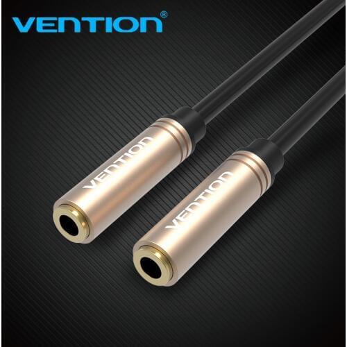 Vention Gold Plated Audio Extension Cable Aux Cable 3.5 Jack Female To Female Audio Cable 3.5mm Headphone Cable