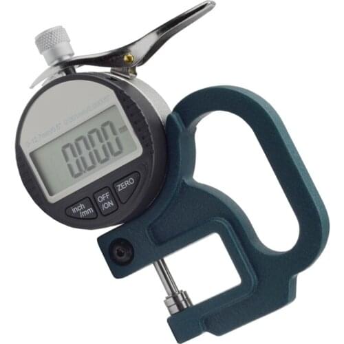 Digital Thickness Gauge with Feeler shape 0.001 Resolution Micrometer 0 - 10 mm / 0.4 inch thickness measuring tool