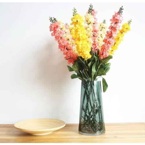 1pc Real Touch Fake Violet Flowers Stem 90cm Artificial Hyacinth Flowers for Event Wedding Party Decorative Flowers Home Decor