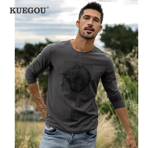 KUEGOU Men's Sleeveless T-Shirts