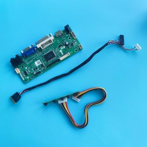 M.NT68676 HDMI-compatible controller board kit for LTN145AT01-H01/H02/301/302 1366X768 Panel cable VGA DVI LCD LED 40pin