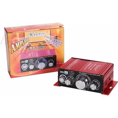 MA-170 Hot sale model 12v Hi-Fi Stereo 2 channel class ab car audio amplifiers mini amplifier for cars