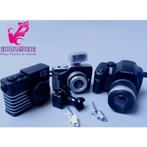 Doll miniature outdoor play mini high-end camera camera simulation mini gadget
