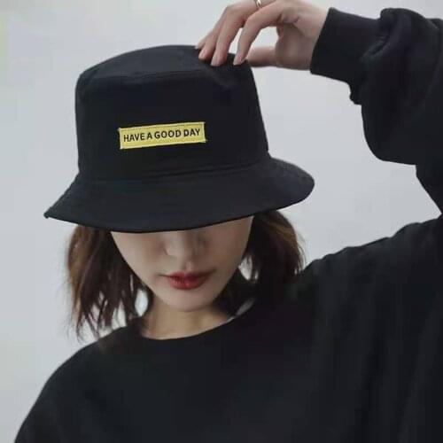 2021 New Womens Bucket Hats with Letters Summer Sun Beach Panama Cap Fishing Boonie Hat Sun Hats For Women Foldable Hip Hop Cap