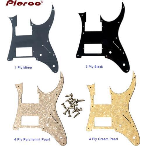 Pleroo Custom electric Guitar Parts - For Ibanez MIJ RG 350 DXZ Guitar Pickguard HH Humbucker Pickup Scratch Plate