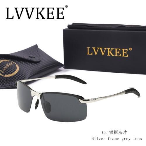 LVVKEE classics Hot Brand Designer Polarized Men Sunglasses Male Driving Rimless Sun Glases For Women Uv400 Eyewear oculos de