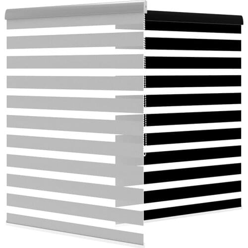 Light Filtering Zebra Blinds Custom Made Window Roller Blinds Double Layer Shades Curtains for Home Hot Selling