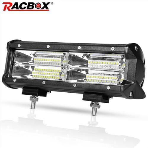 Offroad Led Light Bar 10 Inch Led Work Light 12V 24V Fog Lights For Lada Car Motorcycle Truck Tractor UAZ ATV SUV Spotlight